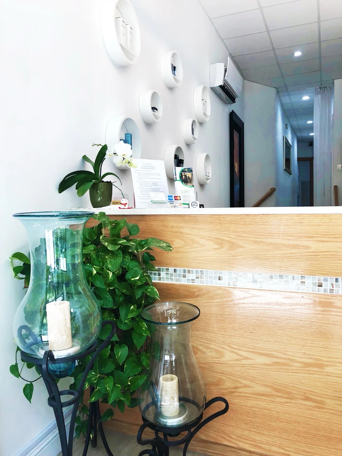 Front desk at Koru Wellness Aesthetics